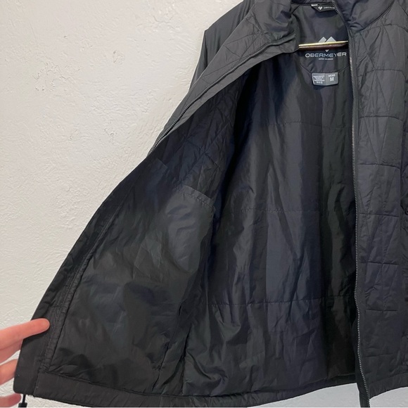 Obermeyer Medium Jacket Black Light Puffer M - Picture 10 of 16